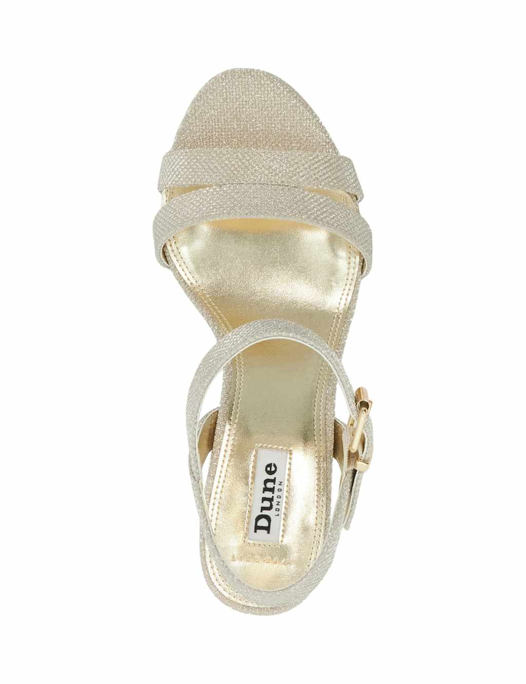 Wide Fit Glitter Block Heel Sandals 4 of 5