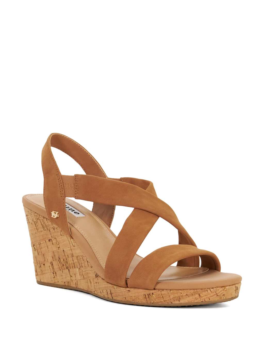 Leather Crossover Wedge Sandals 4 of 6
