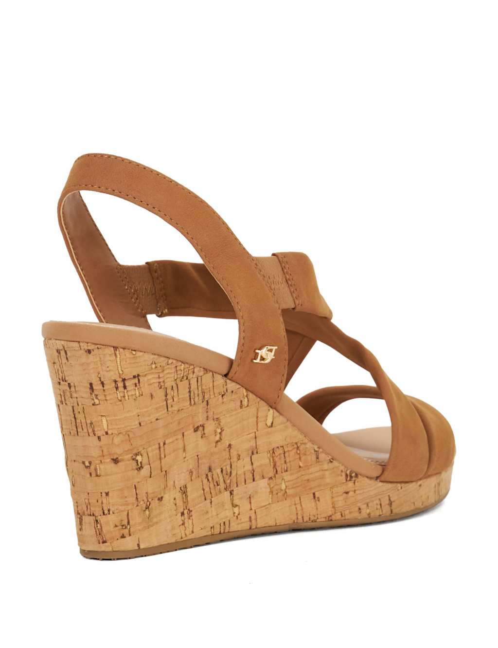 Leather Crossover Wedge Sandals 5 of 6