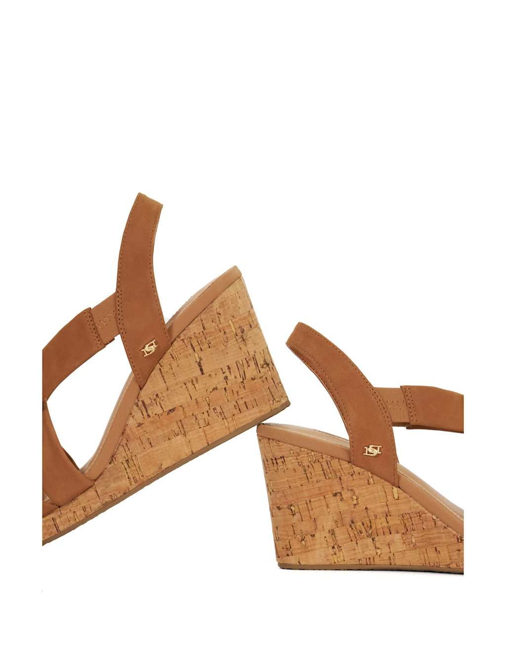 Leather Crossover Wedge Sandals 6 of 6