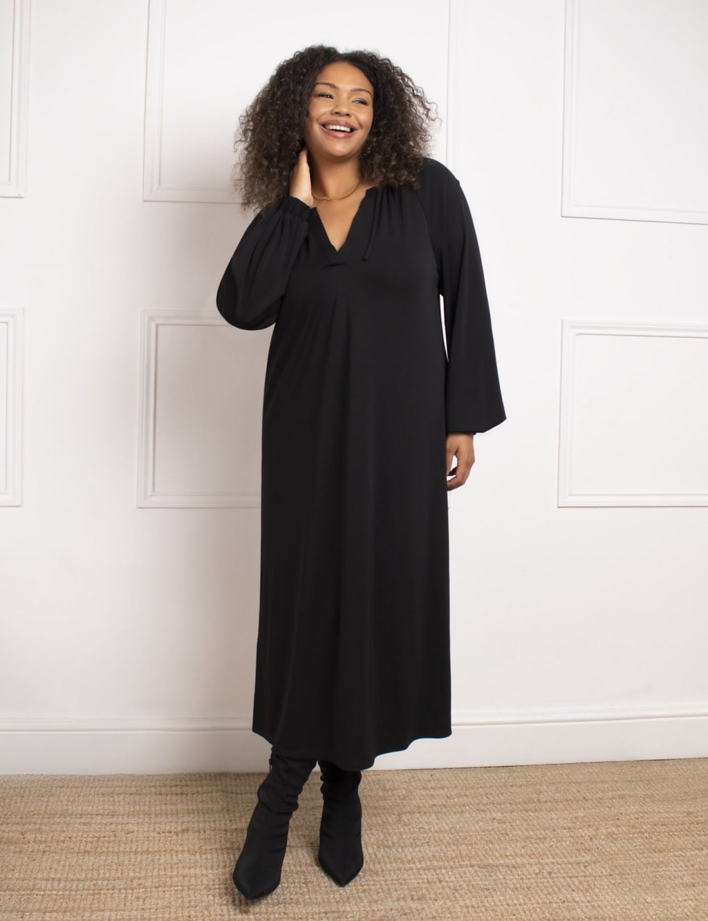 Plus size midi shift dress outlet