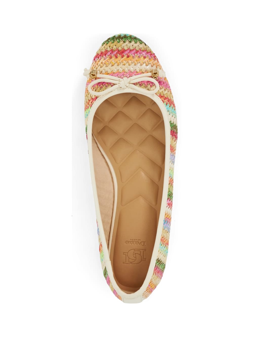 Woven Flat Ballet Pumps 3 of 6