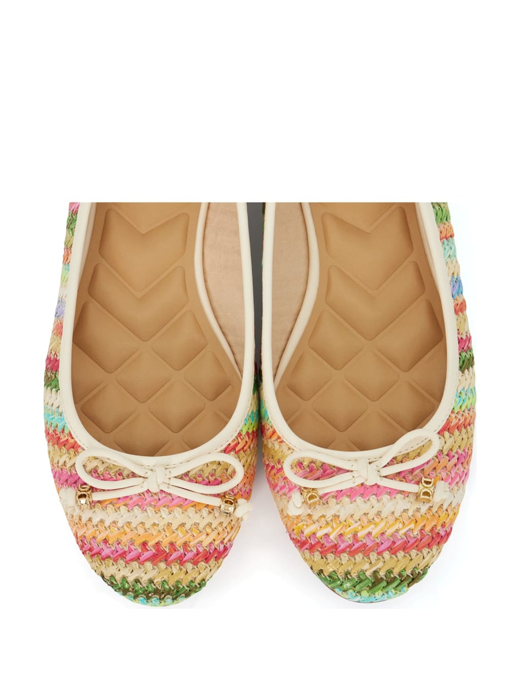 Woven Flat Ballet Pumps 6 of 6