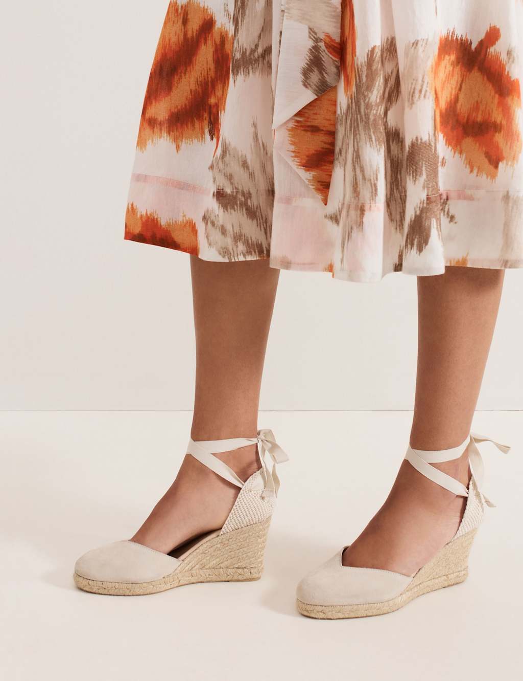 Leather Wedge Espadrilles 5 of 8