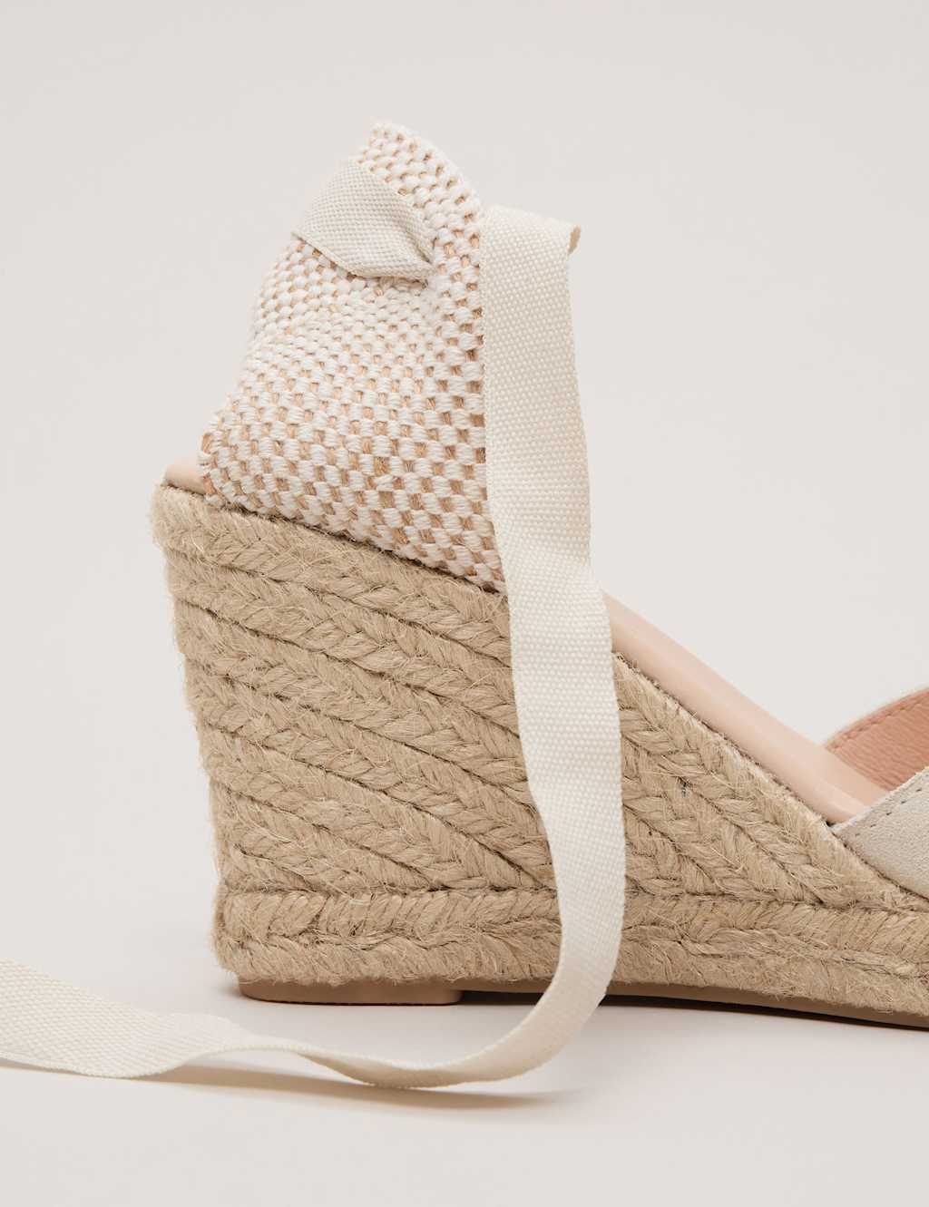 Leather Wedge Espadrilles 6 of 8