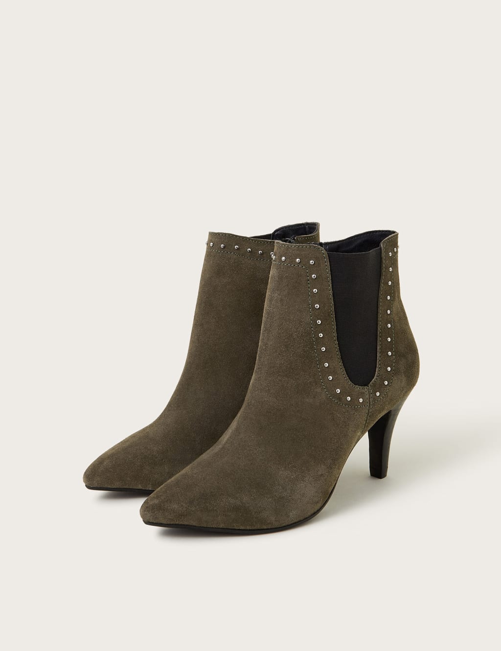 Suede studded boots clearance