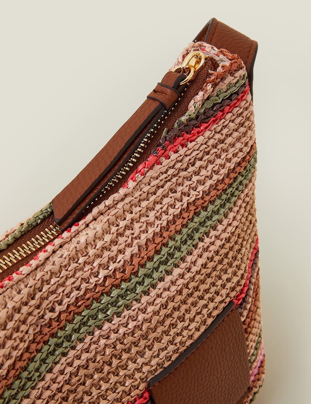 Woven Striped Cross Body Bag ACCESSORIZE M S