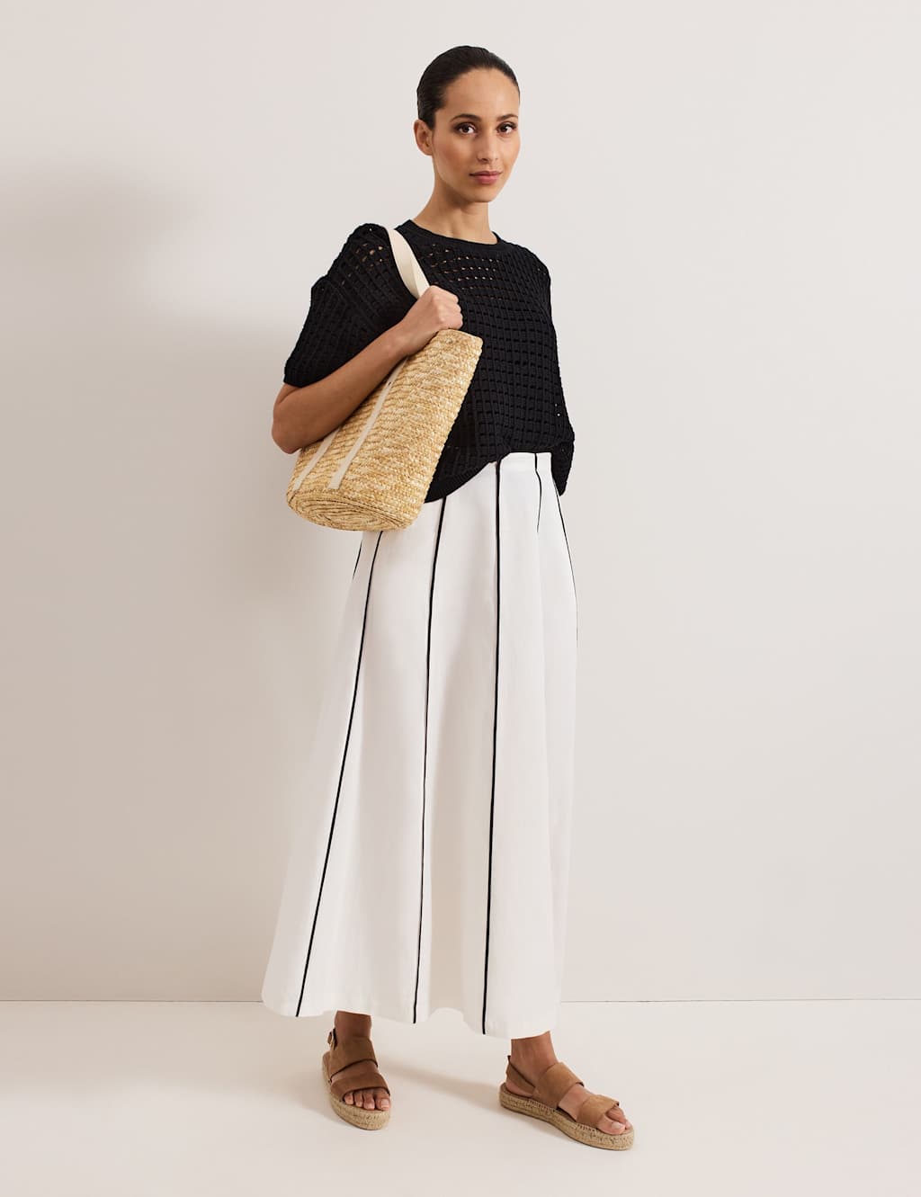 Pure Cotton Textured Knitted Top 4 of 7