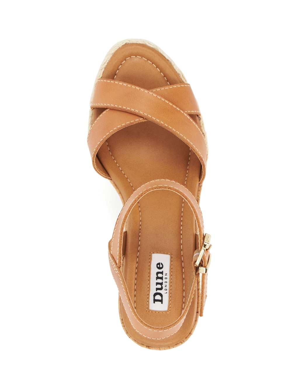 Leather Ankle Strap Wedge Sandals 3 of 7