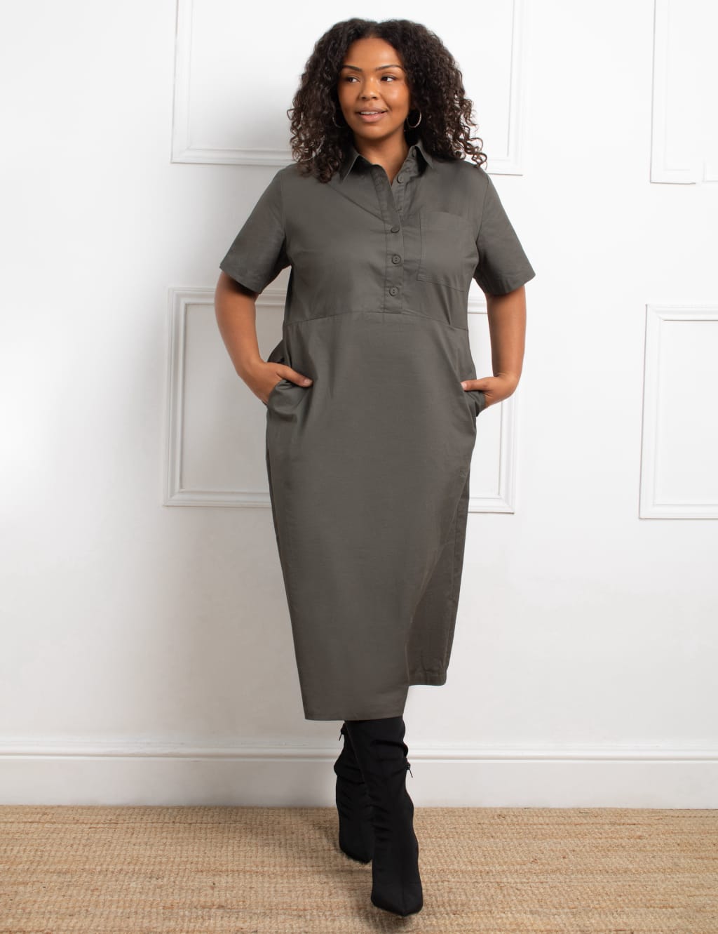 Plus size utility dress outlet