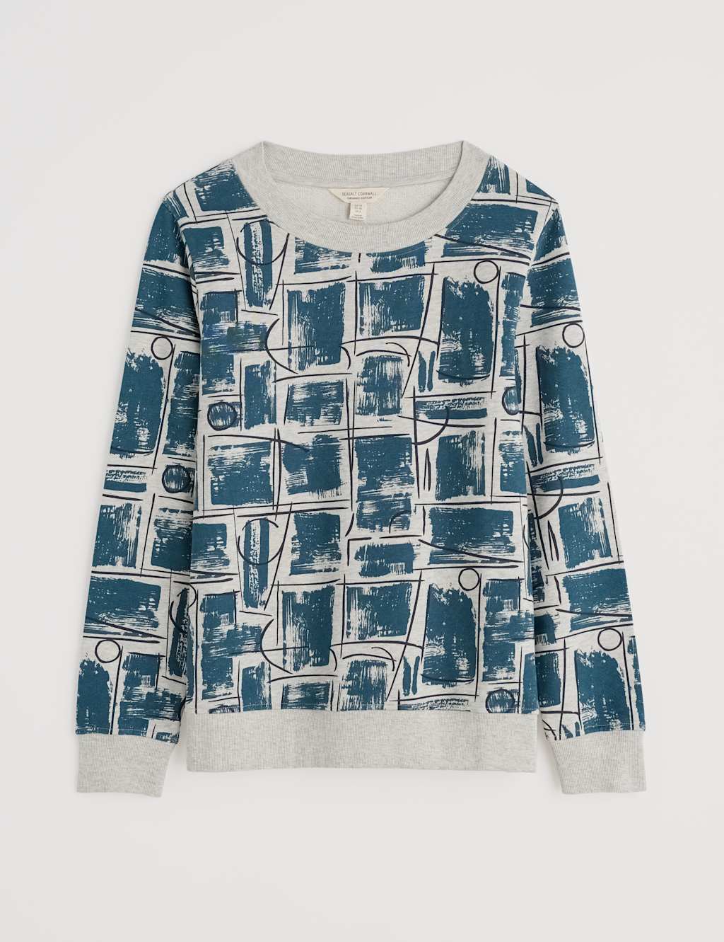 Pure Cotton Geometric Sweatshirt 2 of 4