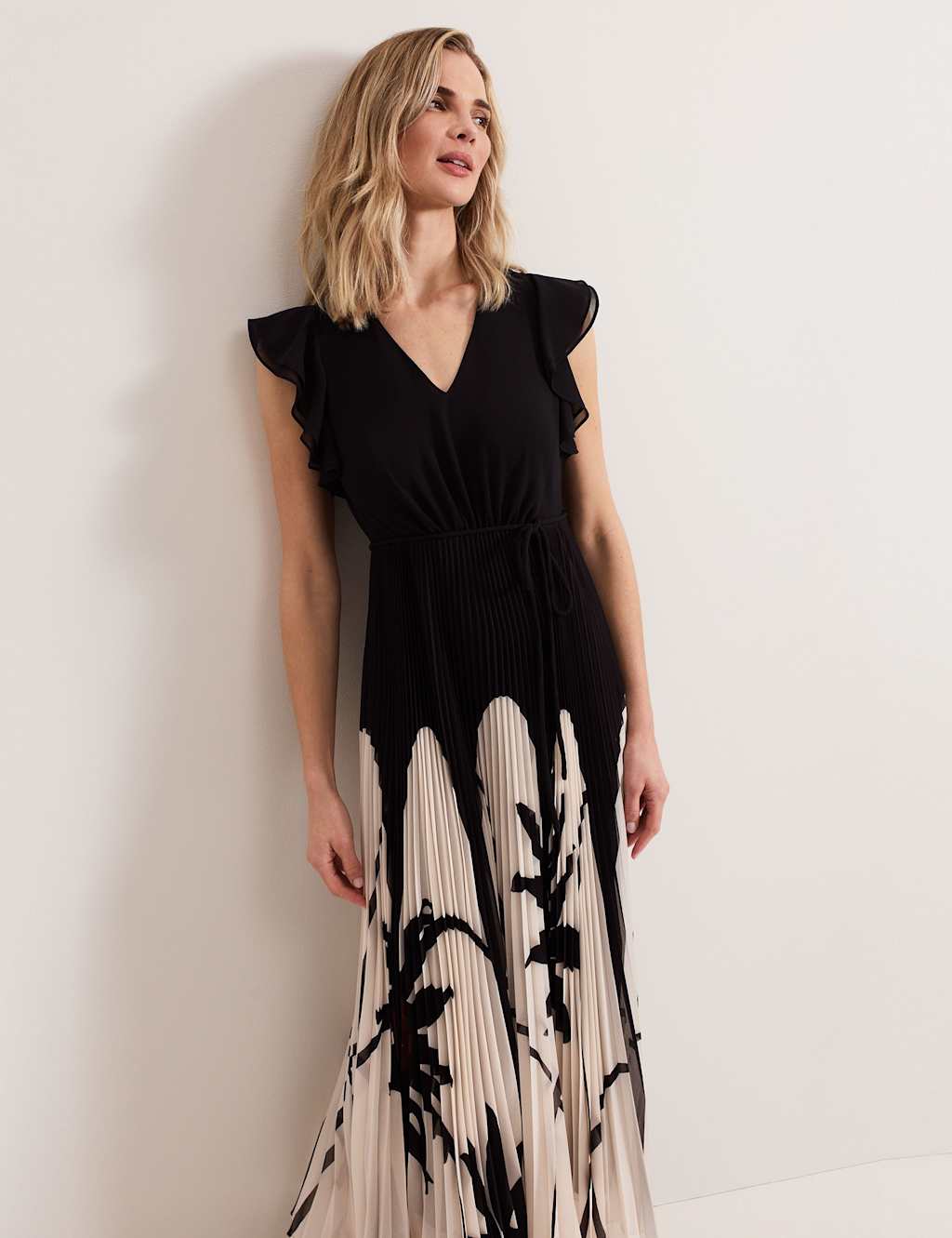 Printed V-Neck Maxi Skater Dress | Phase Eight | M&S