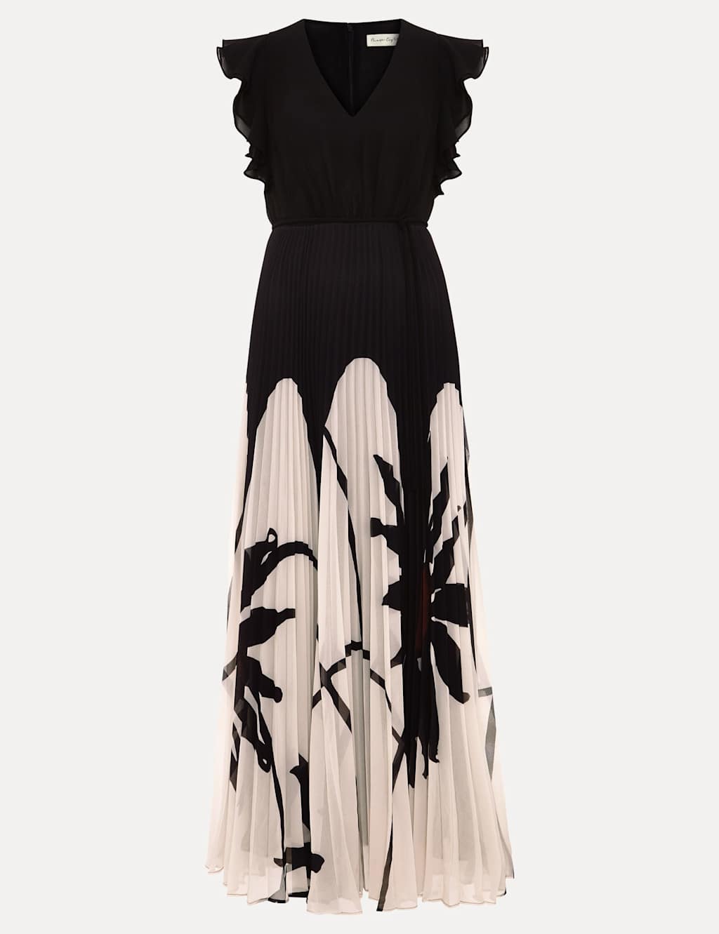 Printed V-Neck Maxi Skater Dress 2 of 7