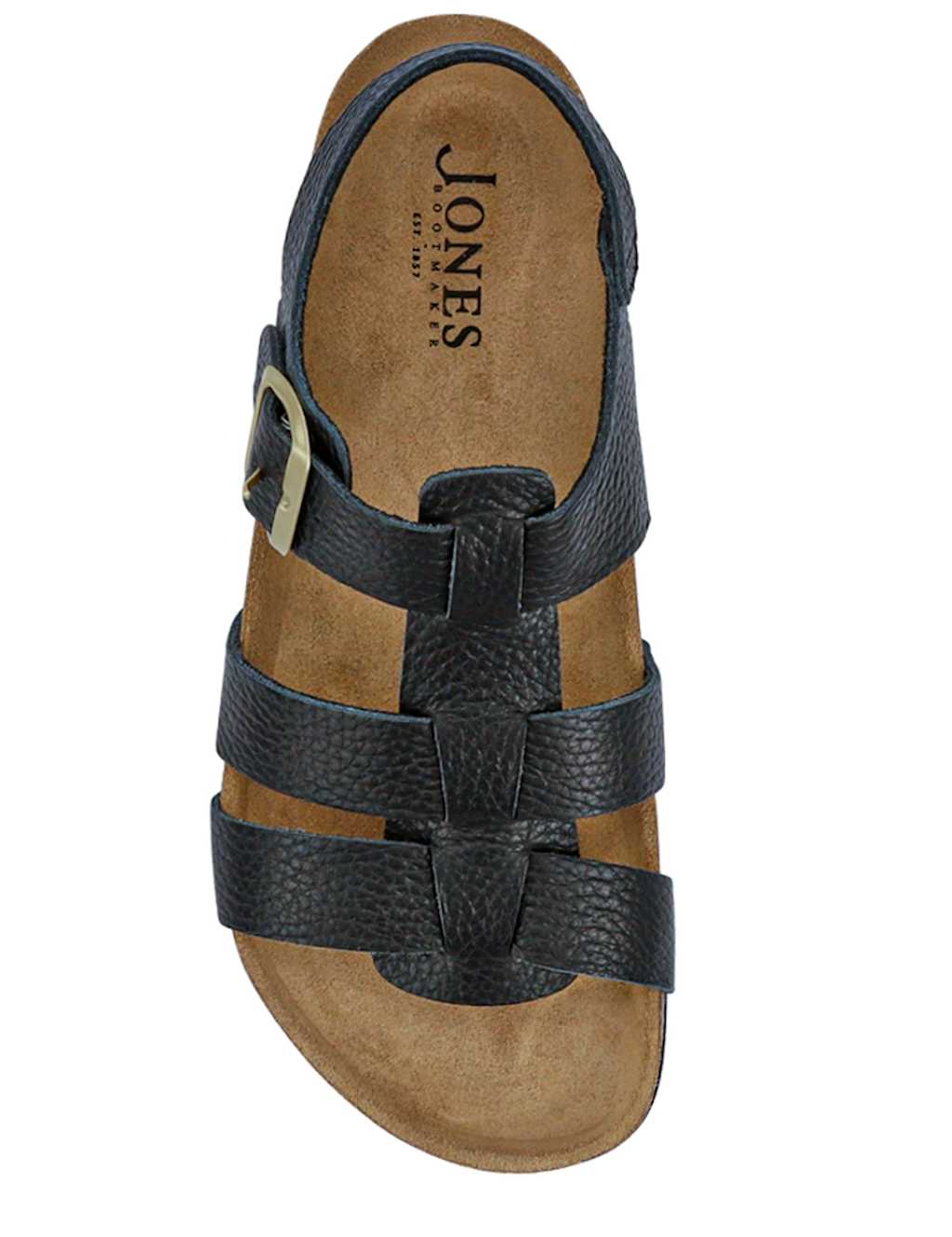 Leather Strappy Flat Sandals 3 of 5