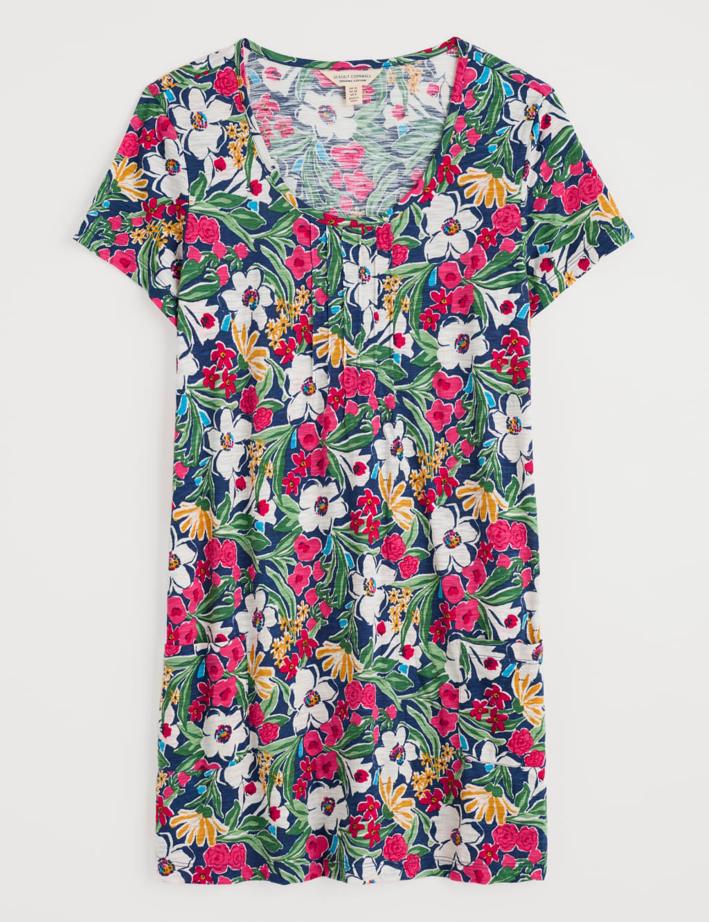 Pure Cotton Floral Tunic 2 of 4
