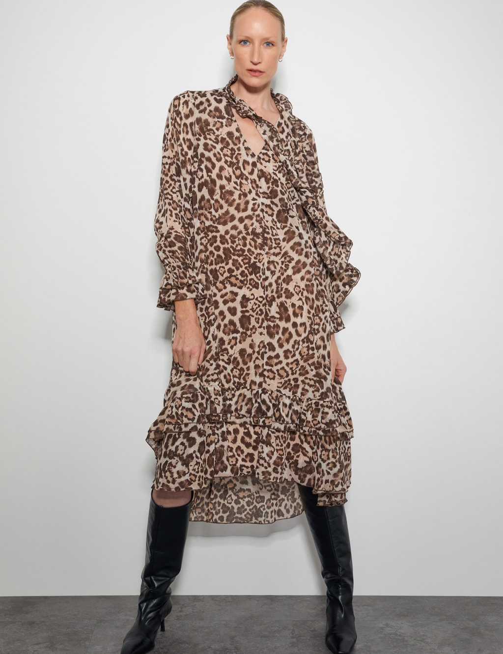 M&s leopard dress shop