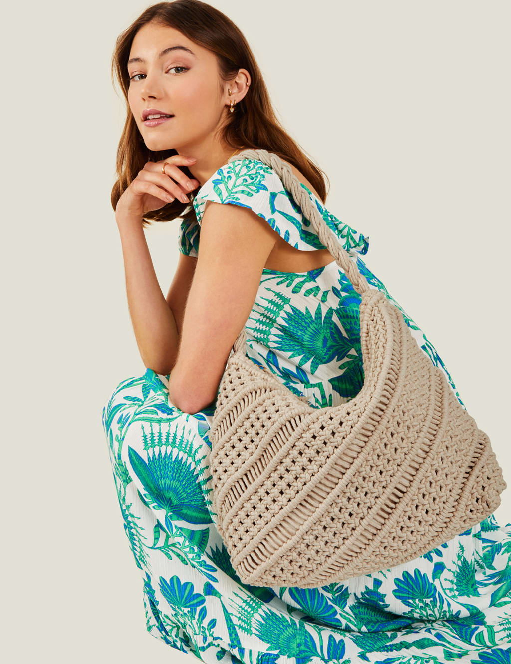 Macrame Shoulder Bag