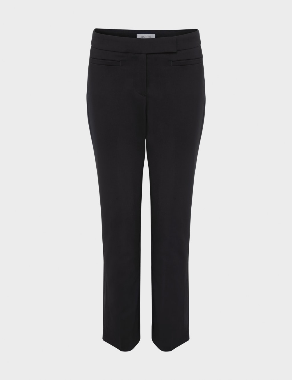 Cotton Blend Slim Fit Trousers HOBBS M S