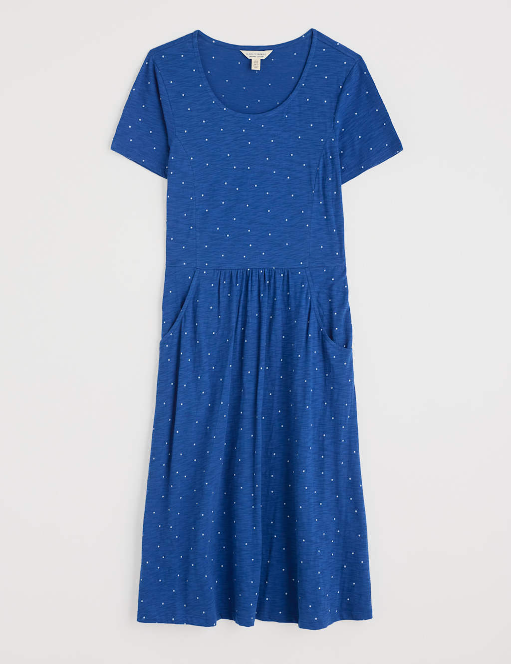 Pure Cotton Jersey Printed Midi Skater Dress 2 of 5
