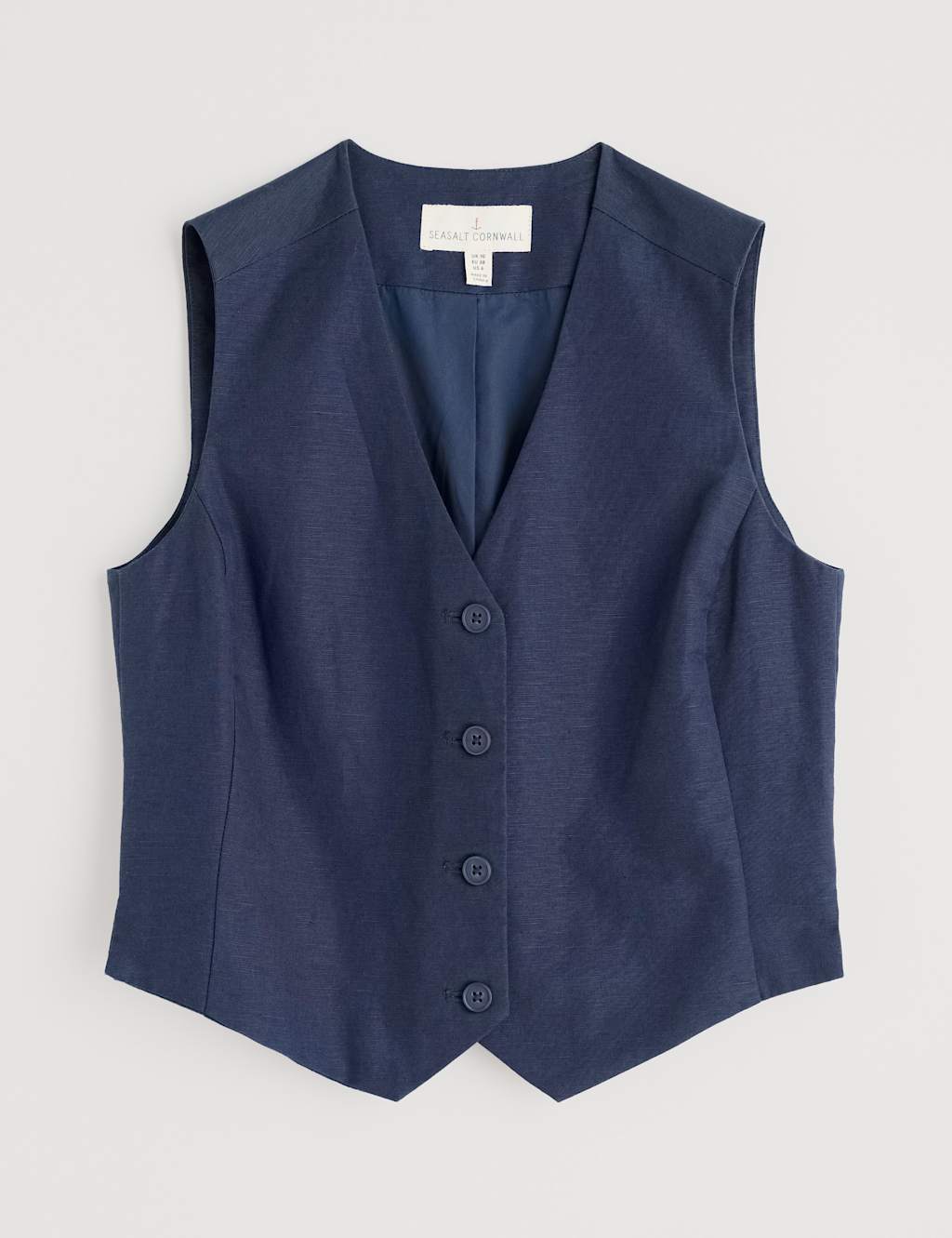 Pure Linen Waistcoat 2 of 4