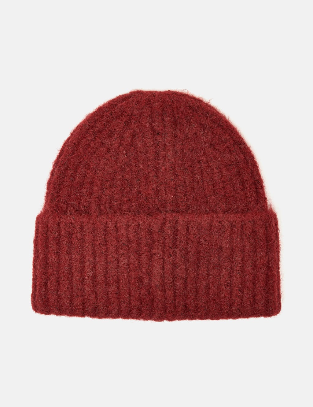 Knitted Turn Up Beanie Hat 4 of 5