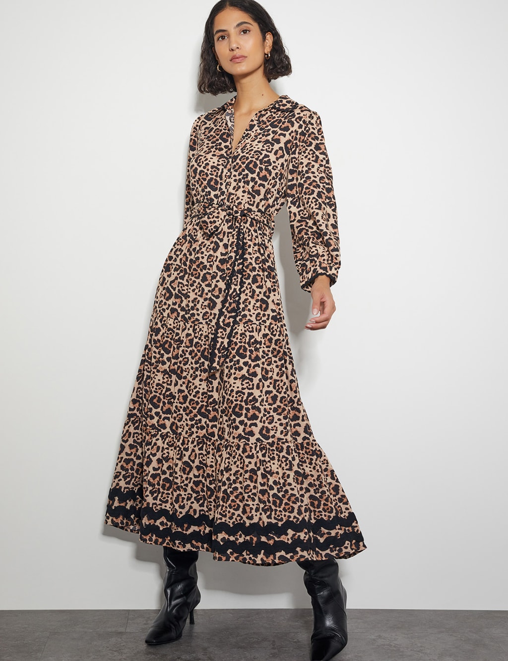 M&s tiger print dress clearance
