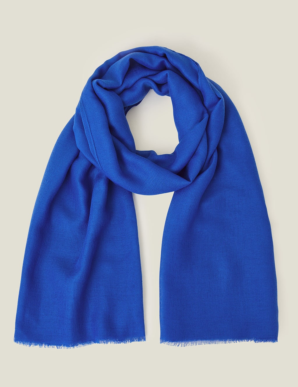 Woven Fringed Scarf 1 of 2