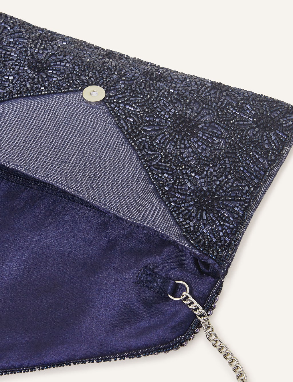 Beaded Chain Strap Clutch Bag 4 of 4
