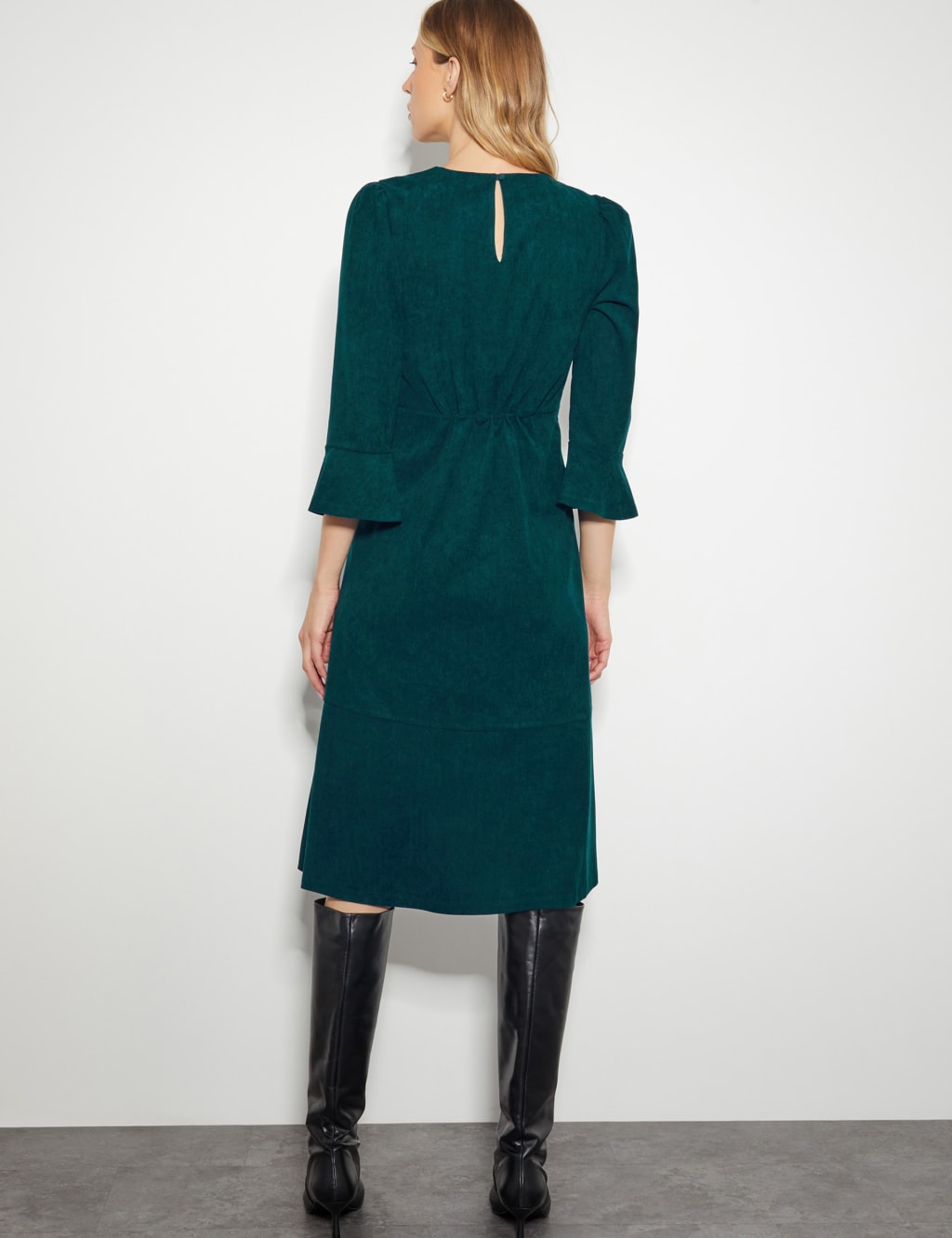 Cord Midi Shift Dress Monsoon M S