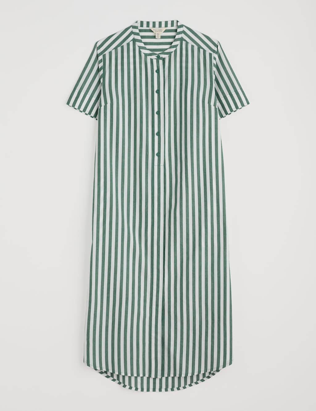 Pure Cotton Striped Midi Shirt Dress 2 of 5