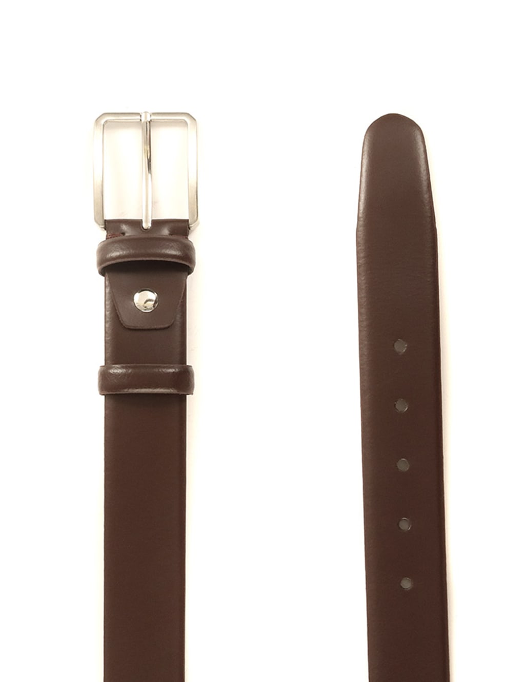 Leather Rectangular Buckle Belt 5 of 5