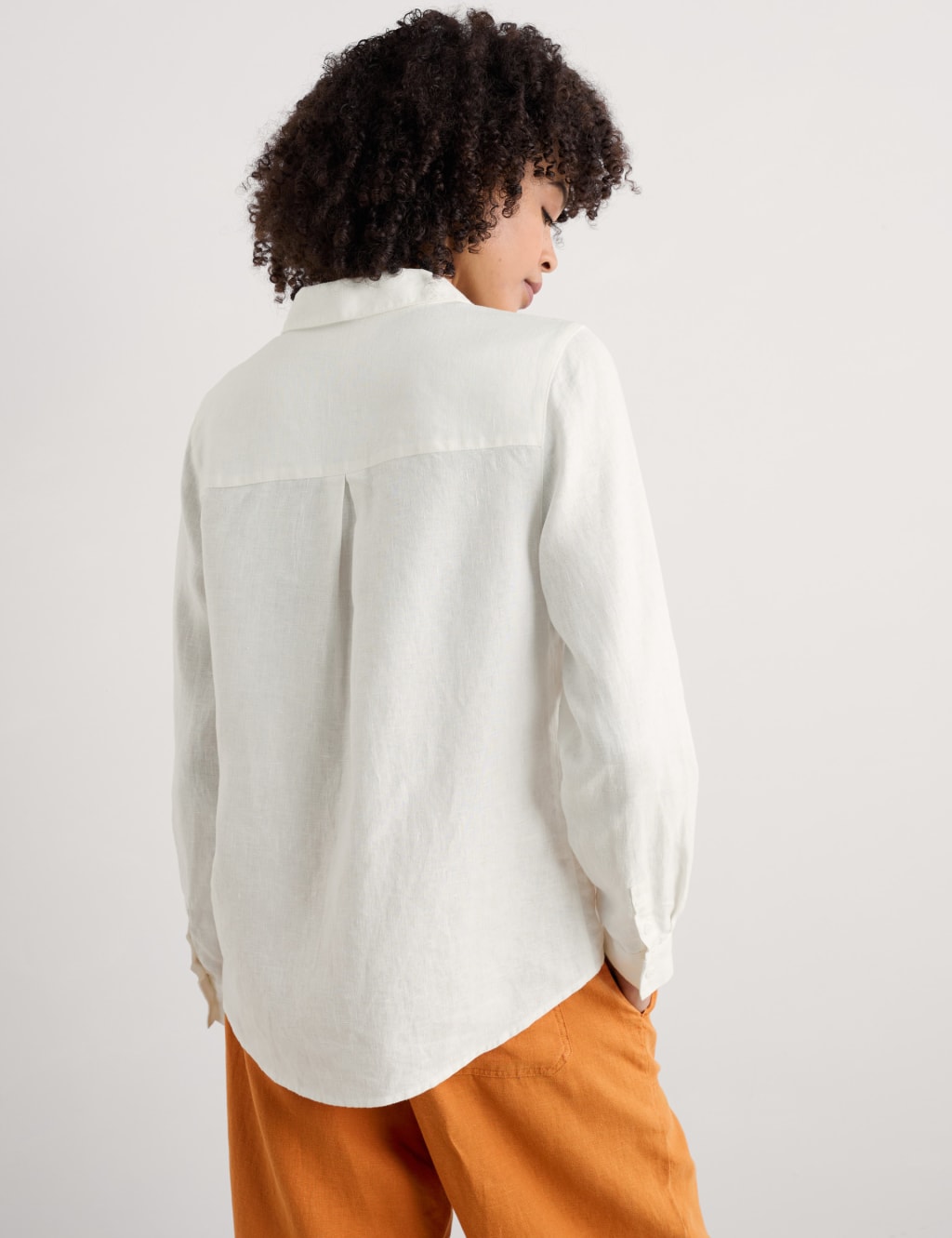 Pure Linen Collared Relaxed Shirt 5 of 5