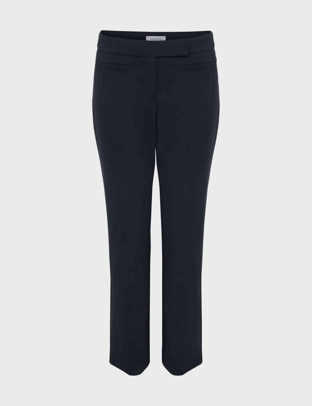 Cotton Blend Slim Fit Trousers 2 of 4