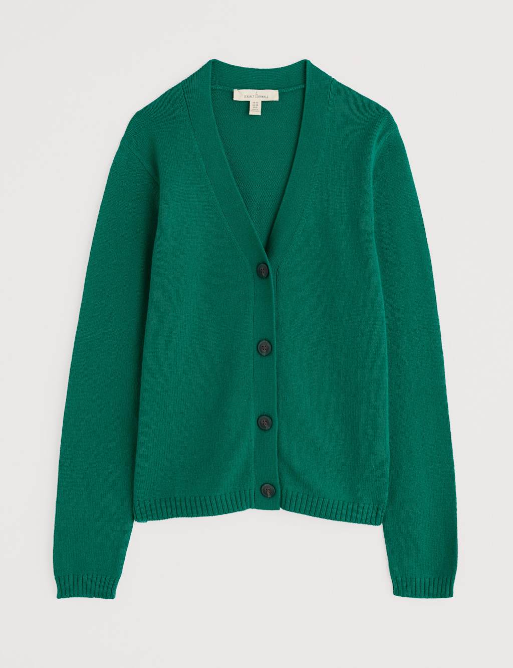 Cotton Blend Cardigan with Merino Wool 2 of 4