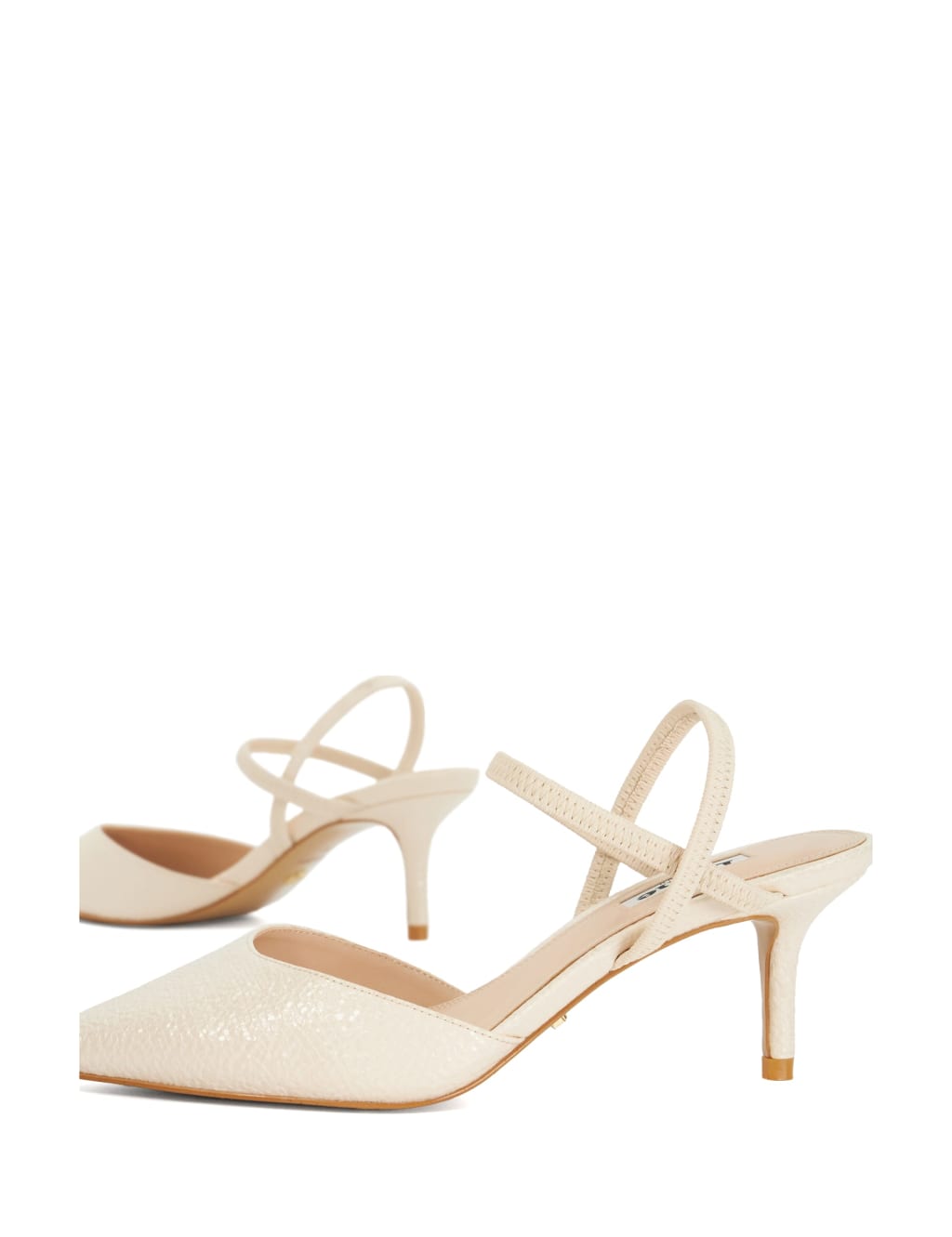 Stiletto Heel Open Elasticated Court Shoes 6 of 6