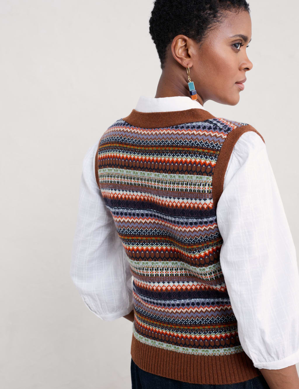 Lambswool sweater vest outlet