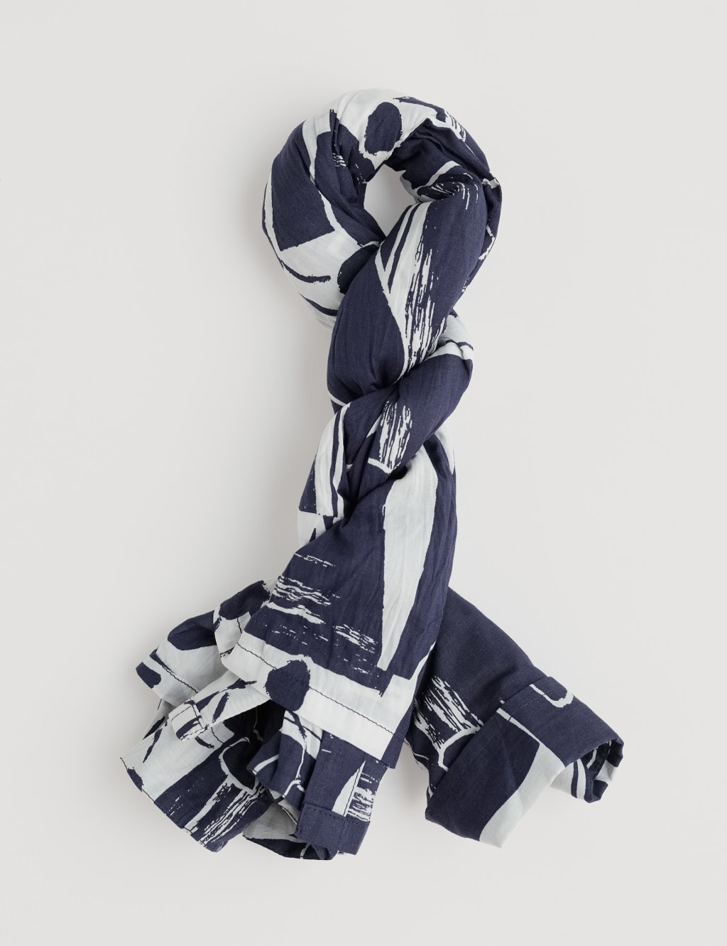 Pure Cotton Abstract Print Collared Shirt 4 of 5