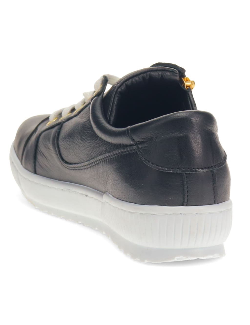 Wide Fit Leather Lace Up Trainers 6 of 7