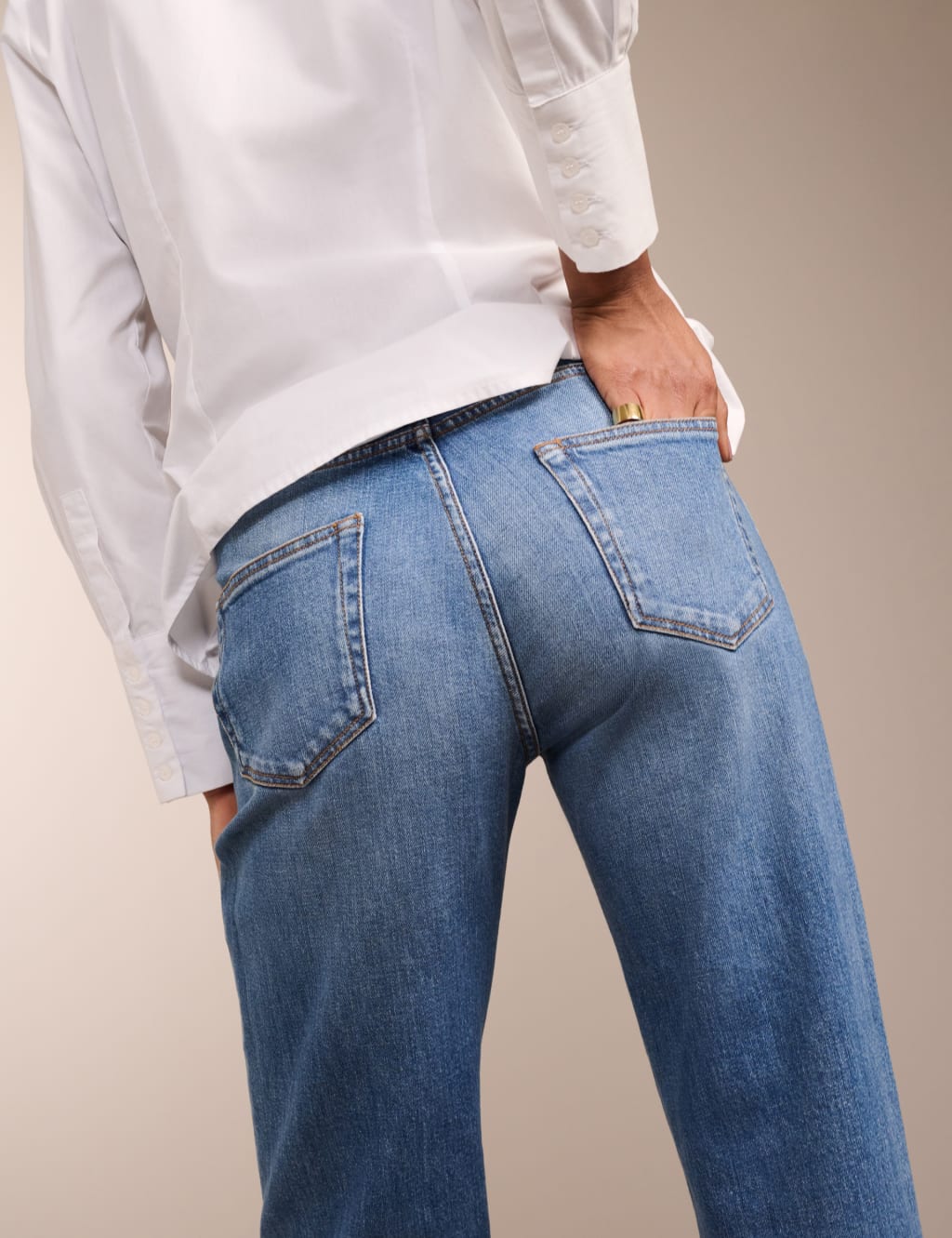 Boyfriend Mid Rise Ankle Grazer Jeans 2 of 6