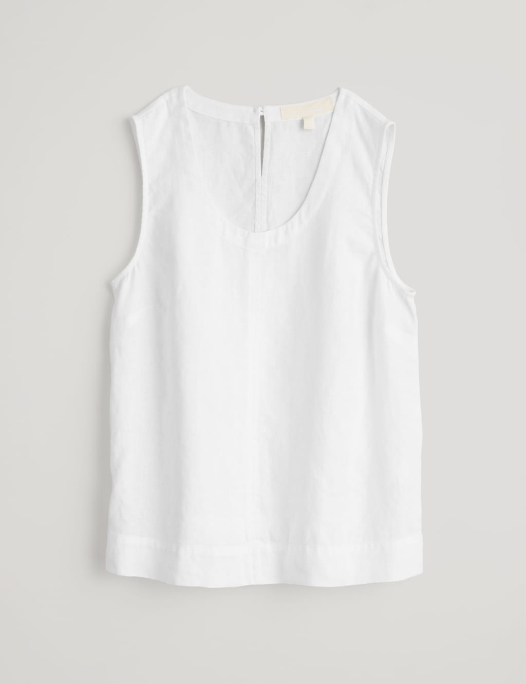 Pure Linen Round Neck Vest 2 of 4