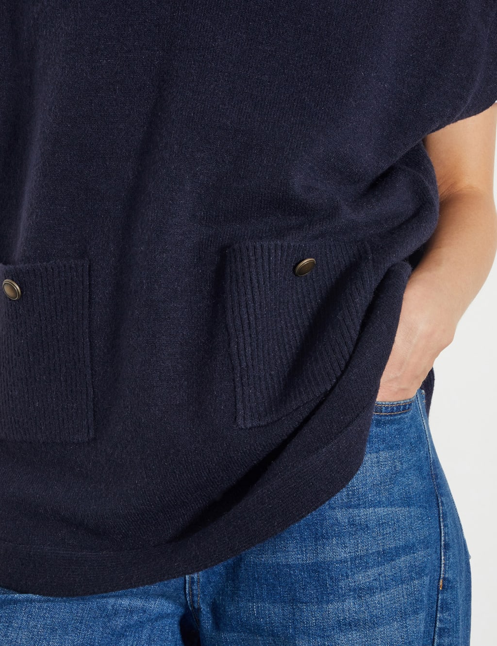 Hooded V-Neck Sweater Vest 3 of 3