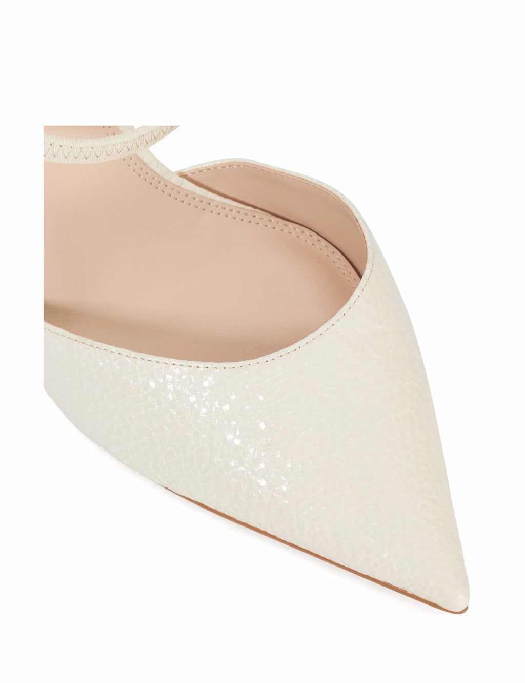 Wide Fit Ankle Strap Pointed Court Shoes 5 of 5