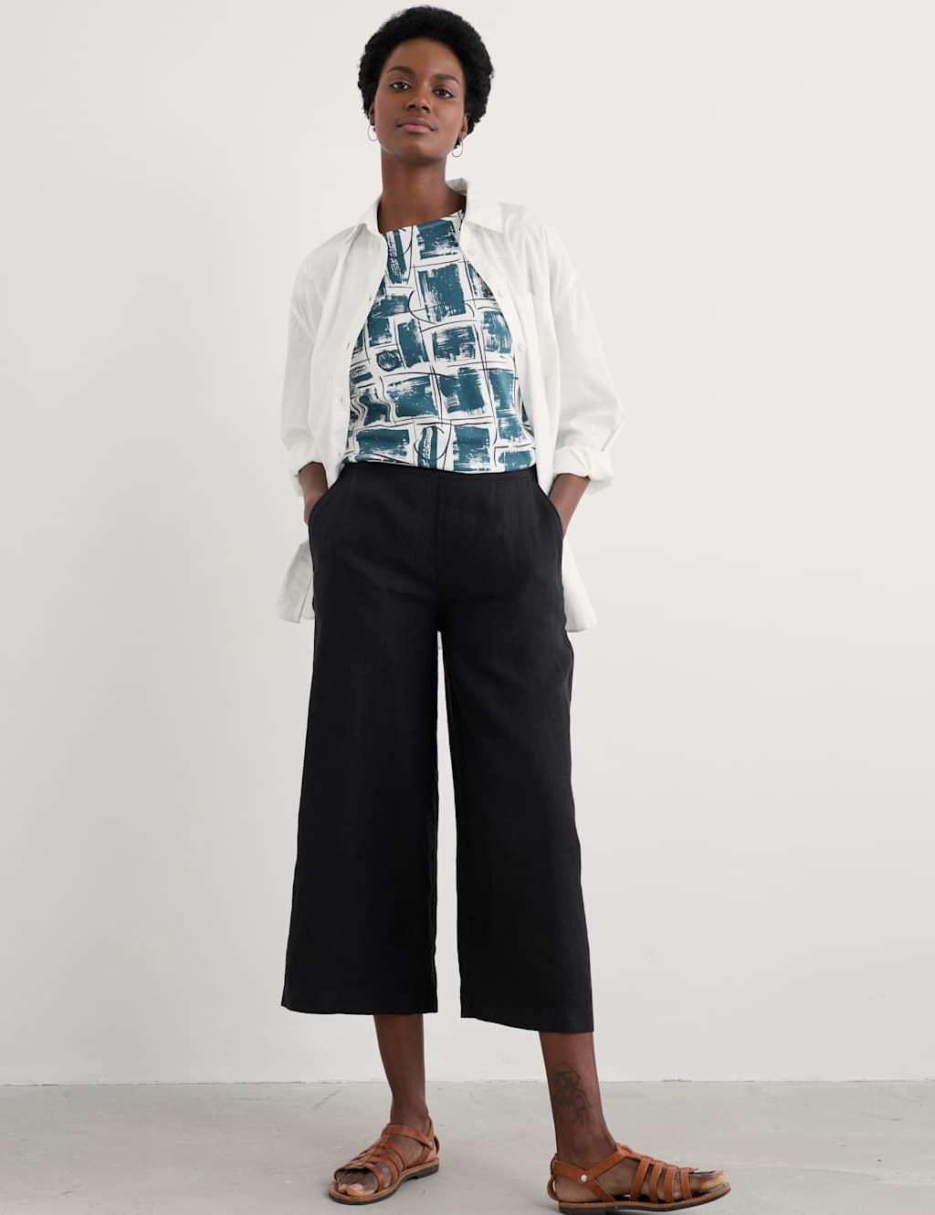 Pure Cotton Floral T-Shirt 3 of 4