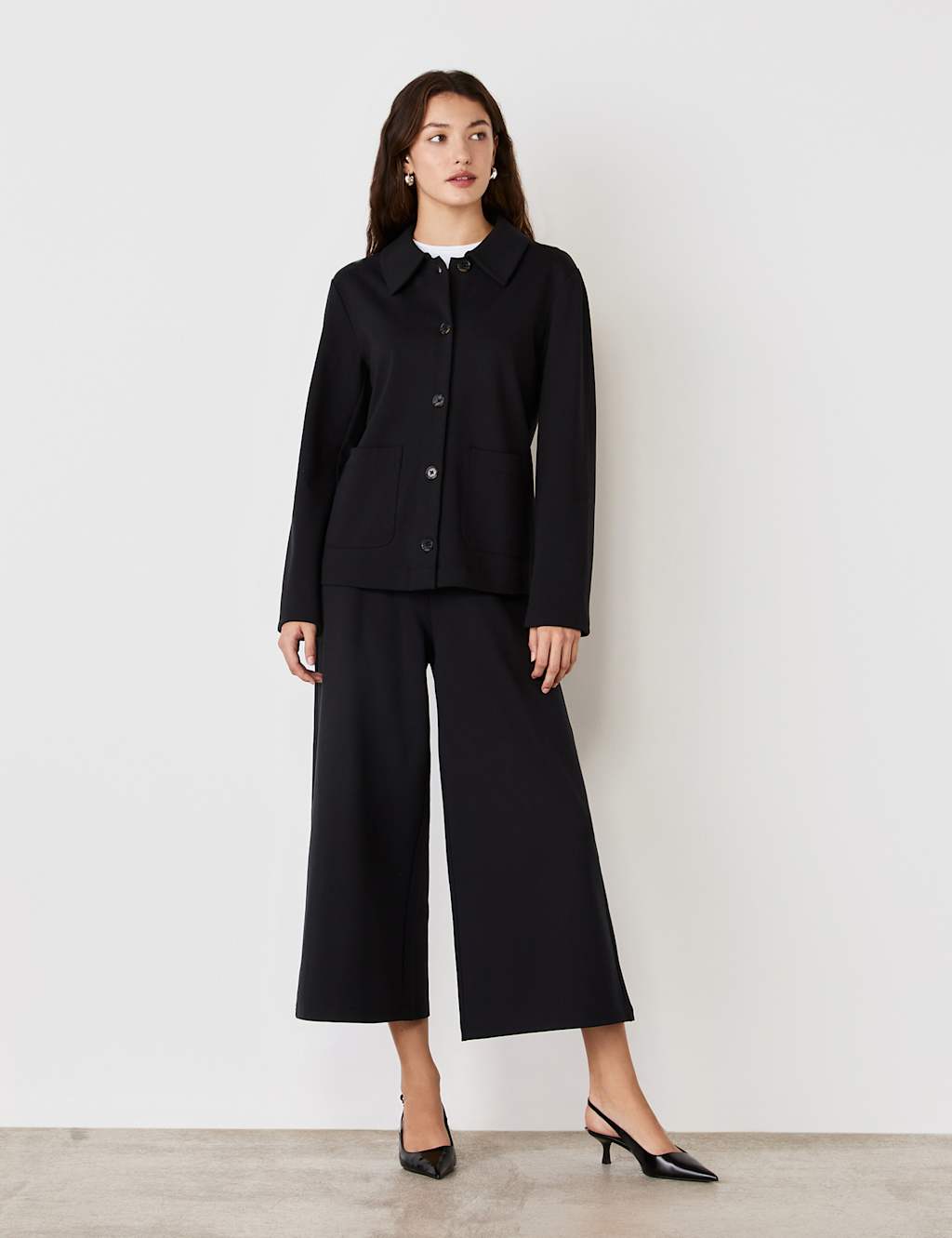 Jersey Collared Jacket 2 of 4