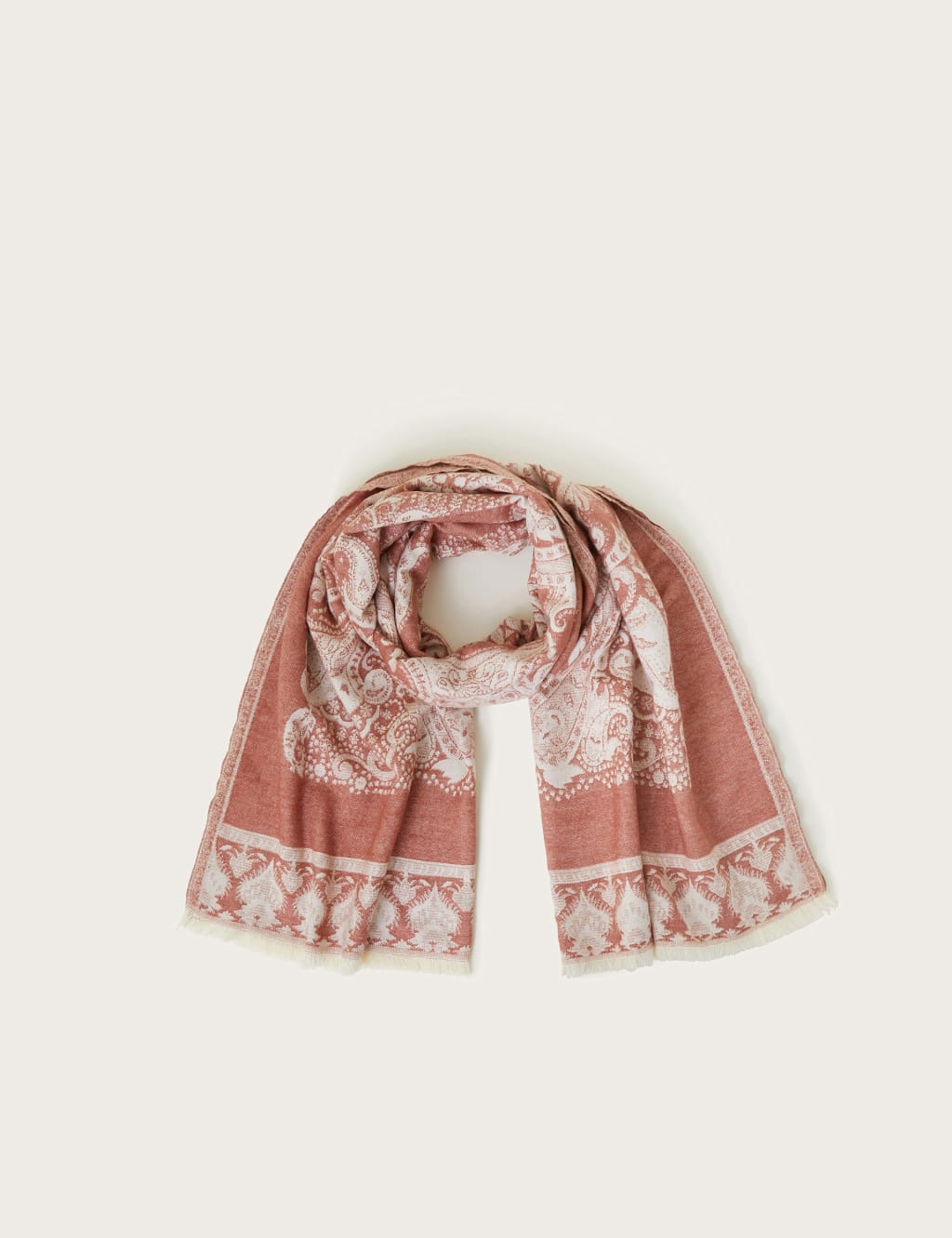 Woven Paisley Scarf 1 of 2