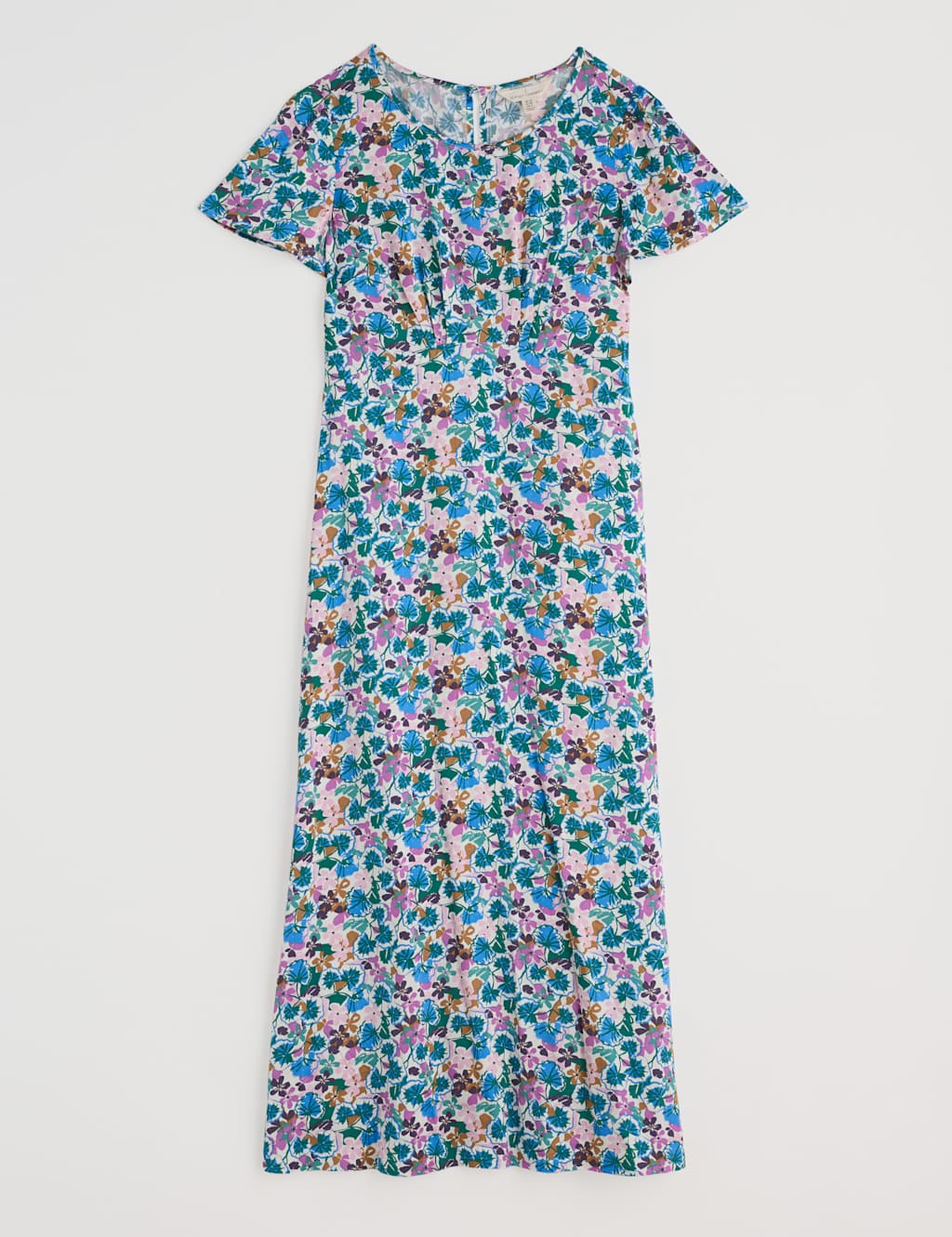 Floral Midi Waisted Dress 2 of 5