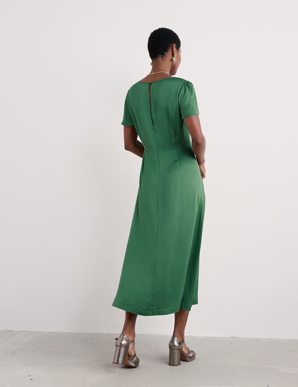 Midi Waisted Dress 4 of 4