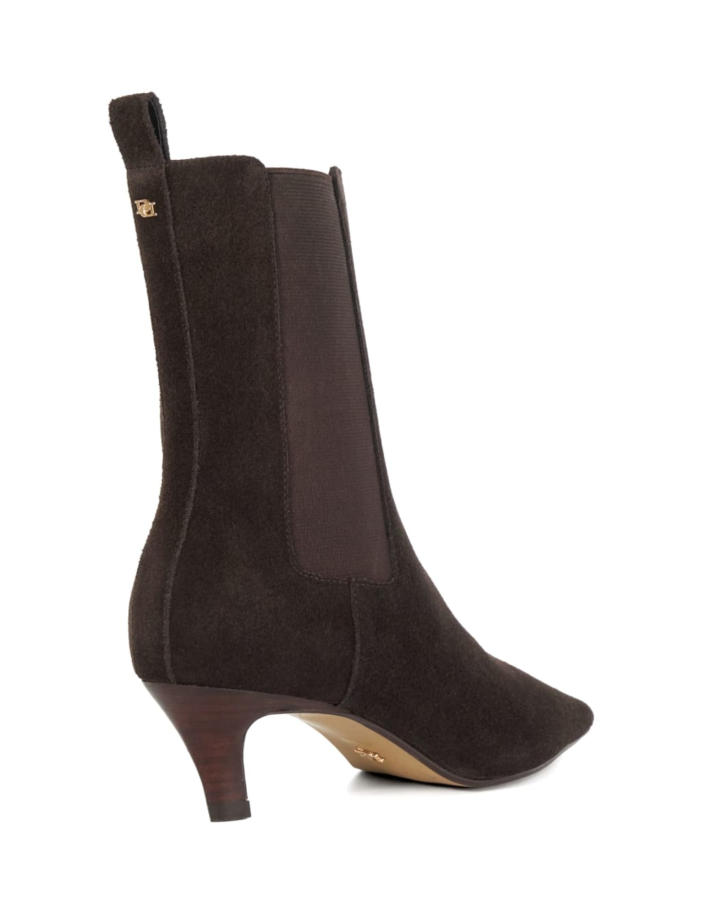 Leather Kitten Heel Ankle Boots 4 of 4
