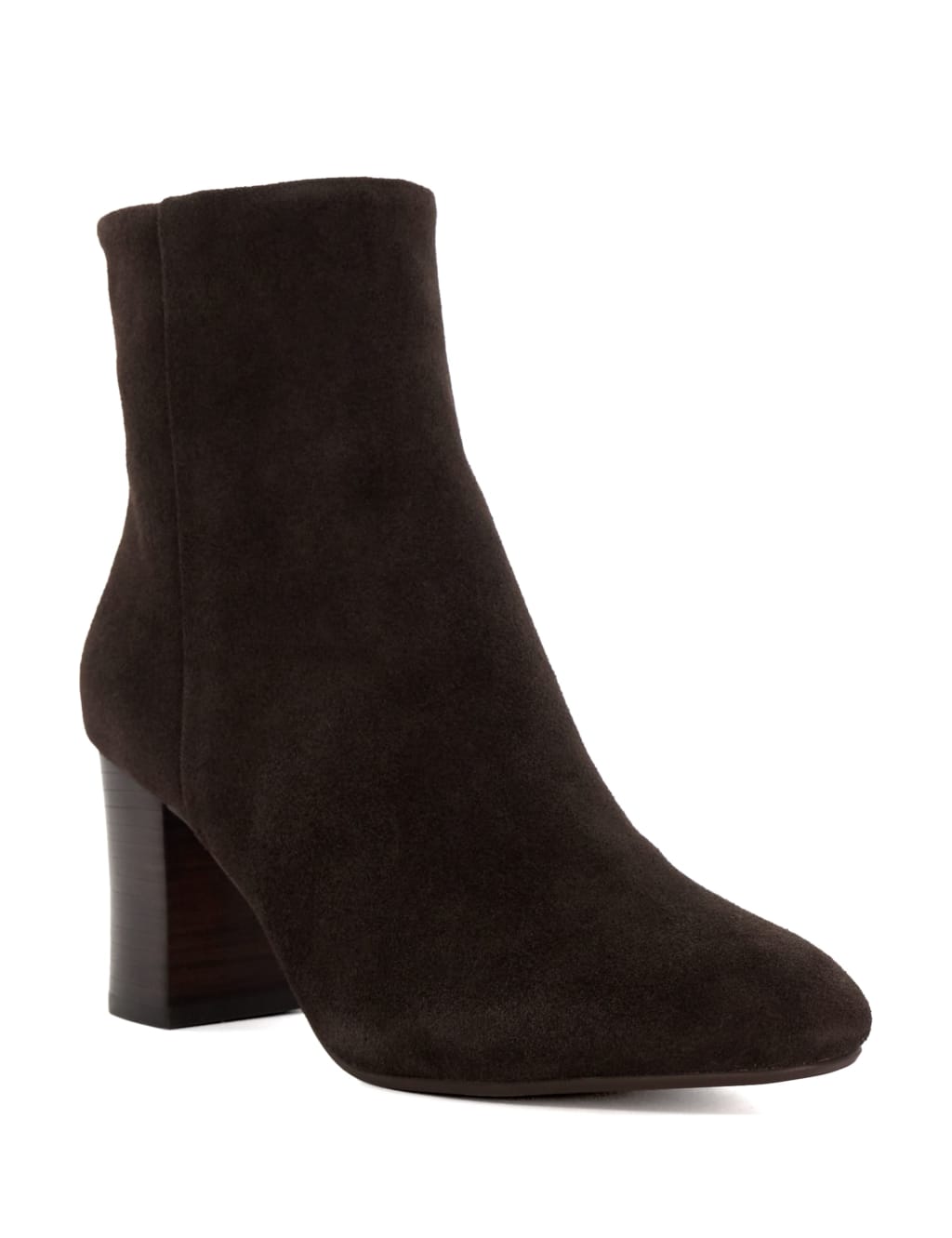 Leather Block Heel Ankle Boots 3 of 4
