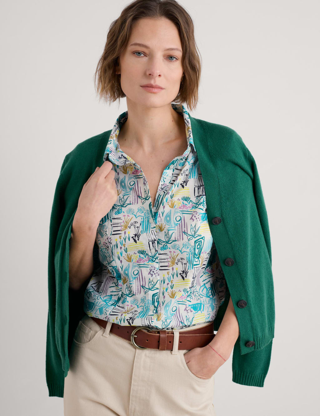Pure Cotton Printed Shirt 1 of 4